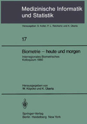 Köpcke / Überla |  Biometrie — heute und morgen | eBook | Sack Fachmedien