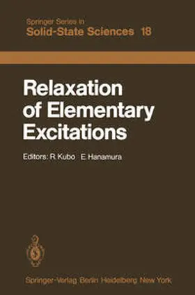 Kubo / Hanamura |  Relaxation of Elementary Excitations | eBook | Sack Fachmedien