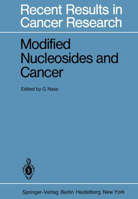 Nass |  Modified Nucleosides and Cancer | Buch |  Sack Fachmedien