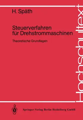 Späth |  Steuerverfahren für Drehstrommaschinen | Buch |  Sack Fachmedien