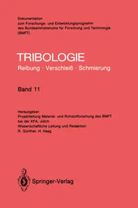 Günther / Haag |  Elastohydrodynamik, Meß- und Prüfverfahren, Bearbeitungsverfahren, Konstruktive Gestaltung | eBook | Sack Fachmedien