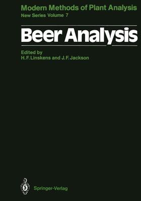 Jackson / Linskens |  Beer Analysis | Buch |  Sack Fachmedien