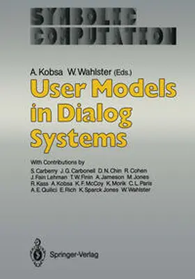 Kobsa / Wahlster |  User Models in Dialog Systems | eBook | Sack Fachmedien