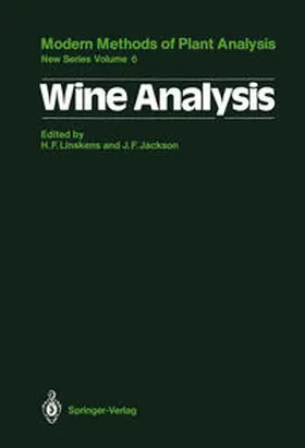 Linskens / Jackson |  Wine Analysis | eBook | Sack Fachmedien