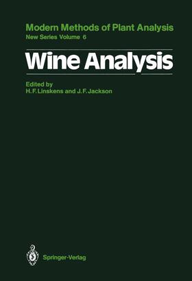 Linskens / Jackson |  Wine Analysis | Buch |  Sack Fachmedien