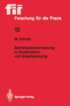 Virnich |  Betriebsdatenerfassung in Konstruktion und Arbeitsplanung | eBook | Sack Fachmedien