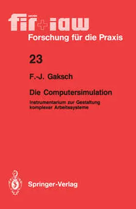 Gaksch |  Die Computersimulation | eBook | Sack Fachmedien