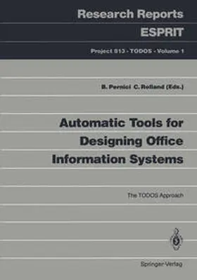 Pernici / Rolland |  Automatic Tools for Designing Office Information Systems | eBook | Sack Fachmedien