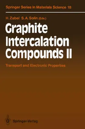 Zabel / Solin |  Graphite Intercalation Compounds II | eBook | Sack Fachmedien