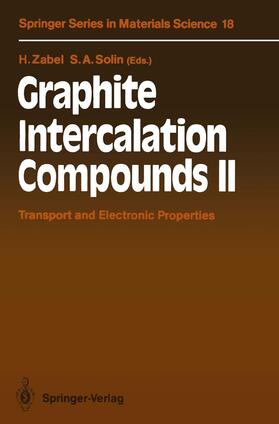 Solin / Zabel |  Graphite Intercalation Compounds II | Buch |  Sack Fachmedien