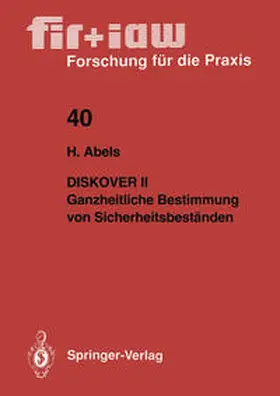 Abels |  Diskover II Ganzheitliche Bestimmung von Sicherheitsbeständen | eBook | Sack Fachmedien