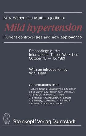 Weber / Mathias |  Mild Hypertension | Buch |  Sack Fachmedien
