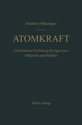 Münzinger |  Atomkraft | Buch |  Sack Fachmedien