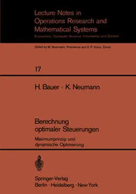 Bauer / Neumann |  Berechnung optimaler Steuerungen | eBook | Sack Fachmedien