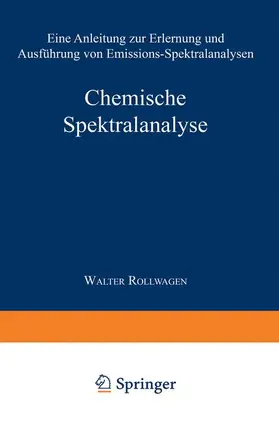 Seith |  Chemische Spektralanalyse | Buch |  Sack Fachmedien