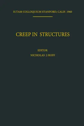 Hoff |  Creep in Structures | Buch |  Sack Fachmedien