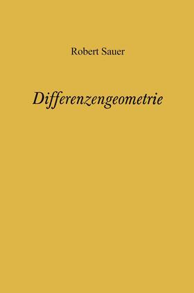 Sauer |  Differenzengeometrie | Buch |  Sack Fachmedien