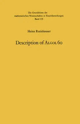 Rutishauser / Bauer / Householder |  Handbook for Automatic Computation | eBook | Sack Fachmedien