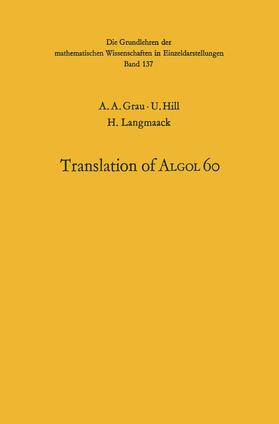 Grau / Hill / Bauer |  Handbook for Automatic Computation | Buch |  Sack Fachmedien