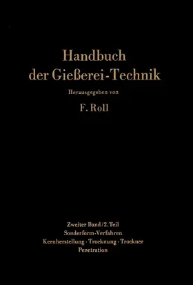 Roll |  Handbuch der Gießerei-Technik | Buch |  Sack Fachmedien