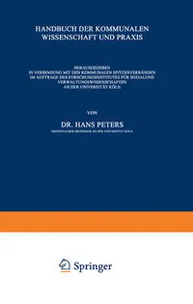 Peters |  Kommunalverfassung | eBook | Sack Fachmedien