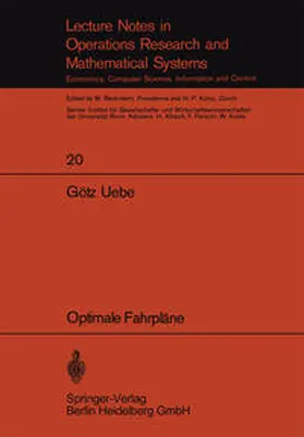 Uebe | Optimale Fahrpläne | E-Book | sack.de