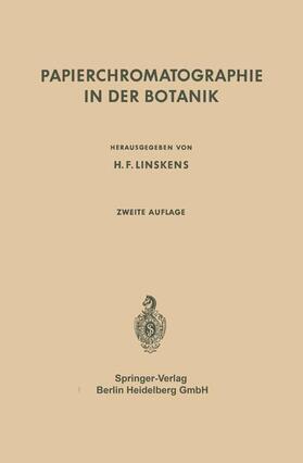 Linskens |  Papierchromatographie in der Botanik | Buch |  Sack Fachmedien