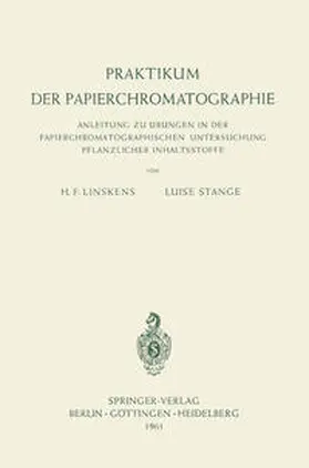 Linskens / Stange |  Praktikum der Papierchromatographie | eBook | Sack Fachmedien