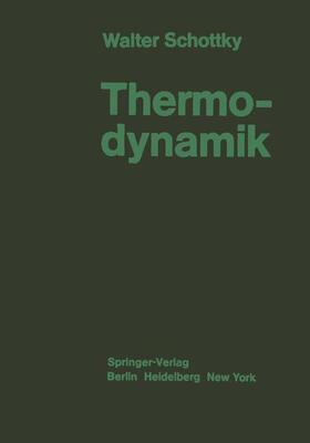 Schottky |  Thermodynamik | Buch |  Sack Fachmedien
