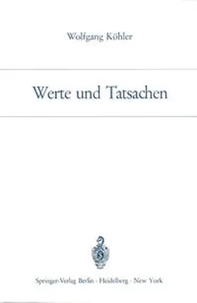 Köhler | Werte und Tatsachen | E-Book | sack.de