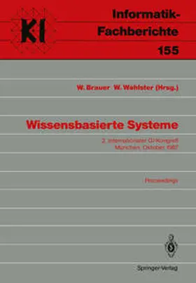 Brauer / Wahlster |  Wissensbasierte Systeme | eBook | Sack Fachmedien