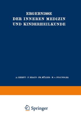 Langstein / Schittenhelm / Kraus |  Ergebnisse der Inneren Medizin und Kinderheilkunde | Buch |  Sack Fachmedien