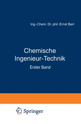 Bemmann / Kranz / Chwala |  Chemische Ingenieur-Technik | Buch |  Sack Fachmedien