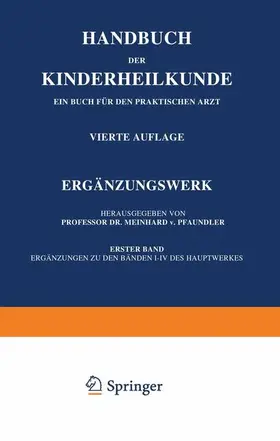 Pfaundler |  Ergänzungswerk | Buch |  Sack Fachmedien