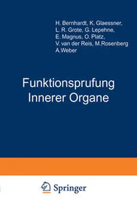 Berhardt / Gläßner / Grote |  Funktionsprufung Innerer Organe | Buch |  Sack Fachmedien