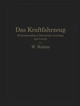 Kamm / Hoffmeister / Schmid |  Das Kraftfahrzeug | Buch |  Sack Fachmedien