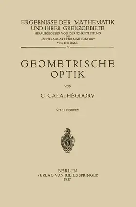 Carathaeodory |  Geometrische Optik | Buch |  Sack Fachmedien