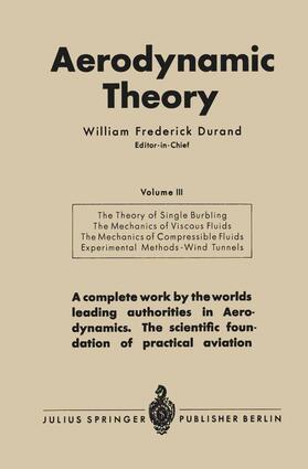 Durand |  Aerodynamic Theory | Buch |  Sack Fachmedien