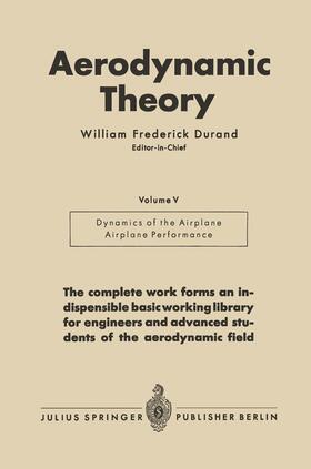 Durand |  Aerodynamic Theory | Buch |  Sack Fachmedien