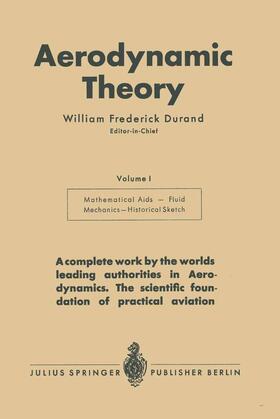 Durand |  Aerodynamic Theory | Buch |  Sack Fachmedien