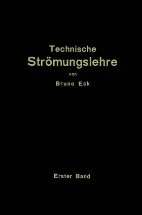 Eck |  Einführung in die technische Strömungslehre | Buch |  Sack Fachmedien