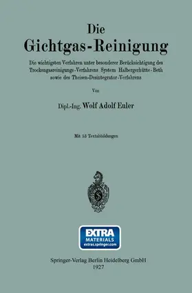 Euler |  Die Gichtgas-Reinigung | Buch |  Sack Fachmedien