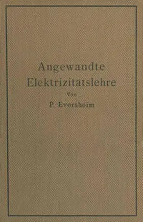 Eversheim |  Angewandte Elektrizitätslehre | Buch |  Sack Fachmedien