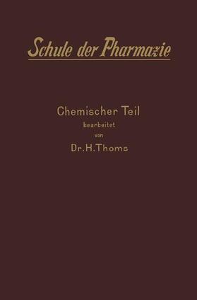 Thoms |  II. Chemischer Teil | Buch |  Sack Fachmedien