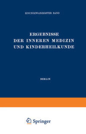 Langstein / Meyer / Schittenhelm |  Ergebnisse der Inneren Medizin und Kinderheilkunde | eBook | Sack Fachmedien