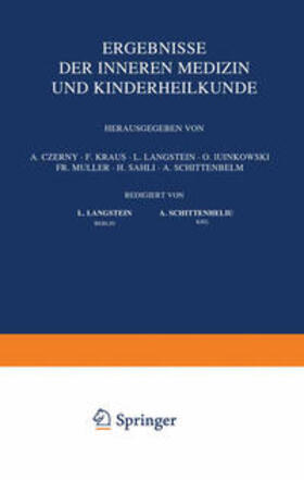 Langstein / Schittenhelm / Czerny |  Ergebnisse der Inneren Medizin und Kinderheilkunde | eBook | Sack Fachmedien