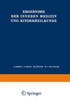 Langstein / Schittenhelm / Czerny |  Ergebnisse der Inneren Medizin und Kinderheilkunde | eBook | Sack Fachmedien