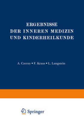 Langstein / Schittenhelm / Czerny |  Ergebnisse der Inneren Medizin und Kinderheilkunde | eBook | Sack Fachmedien