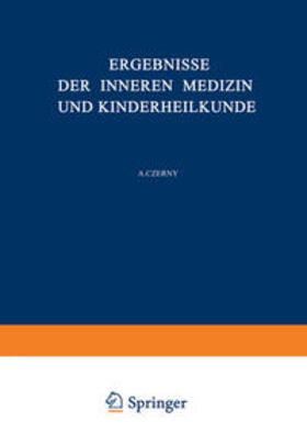 Langstein / Schittenhelm / Czerny |  Ergebnisse der Inneren Medizin und Kinderheilkunde | eBook | Sack Fachmedien