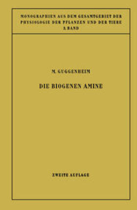 Guggenheim / Czapek / Gildmeister |  Die Biogenen Amine | eBook | Sack Fachmedien